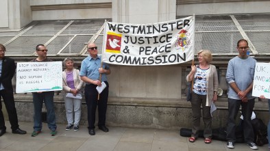 Joe and banner Whitehall
